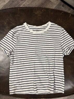 Abercrombie & Fitch Striped Baby Tee